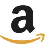 Amazon logo with smile arrow design.